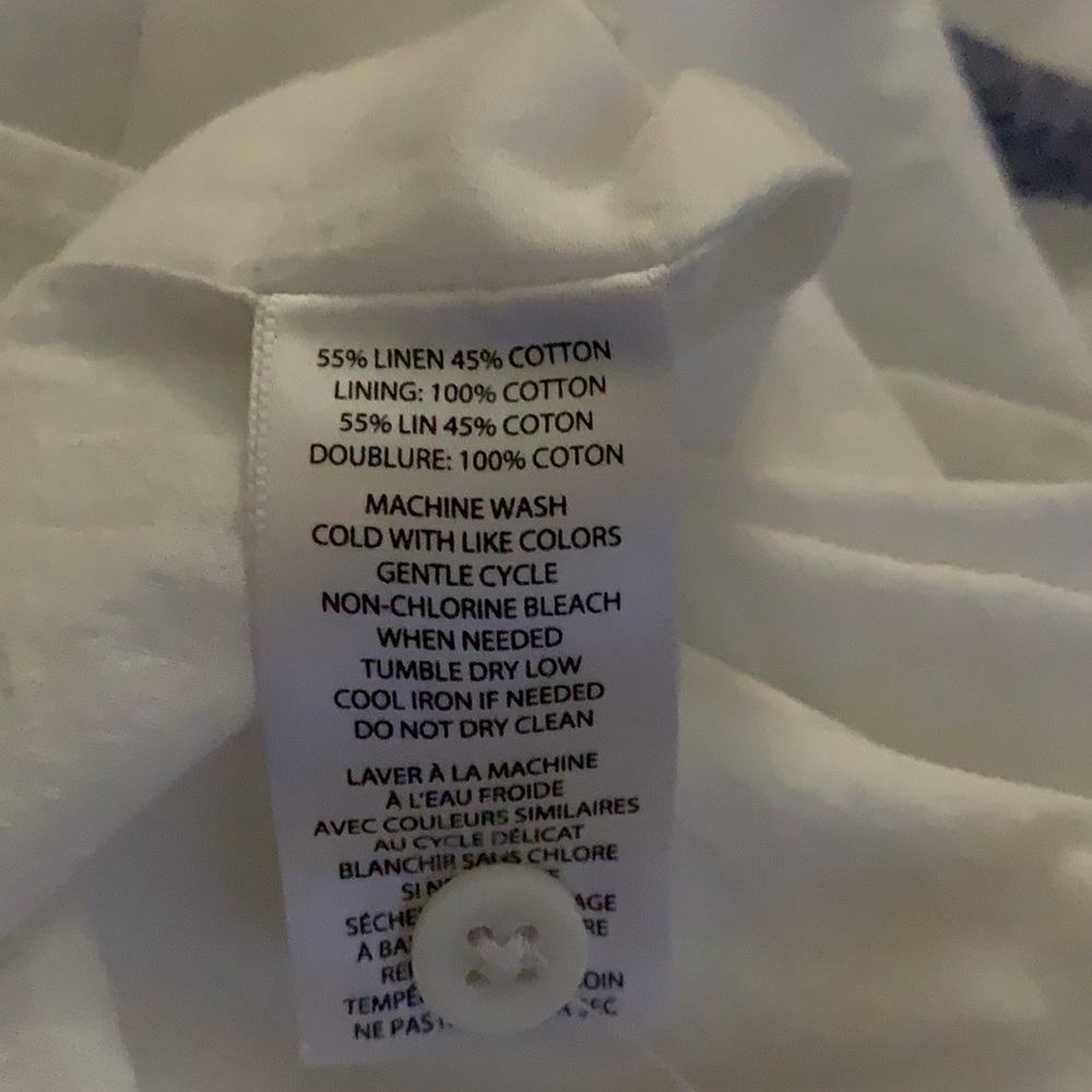 NWT BeachLunchLounge Alina Linen&Cotton Shift Dress - Picture 7 of 7